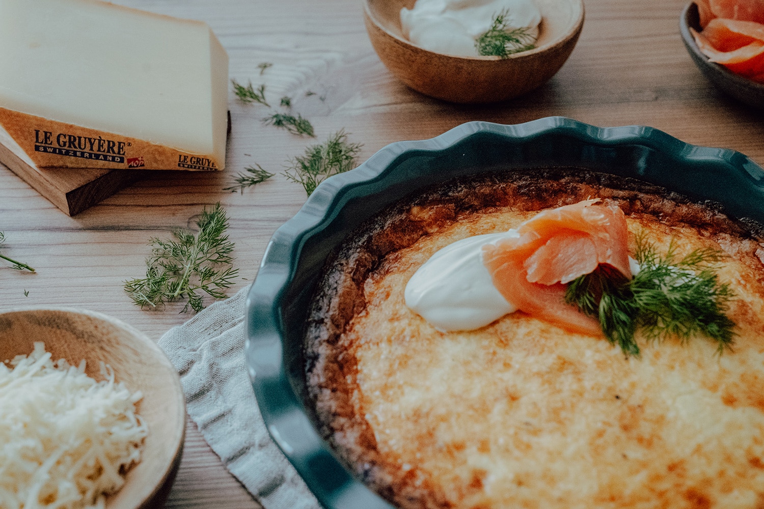 Västerbottenpaj – Schwedische Käse-Quiche mit Le Gruyère AOP