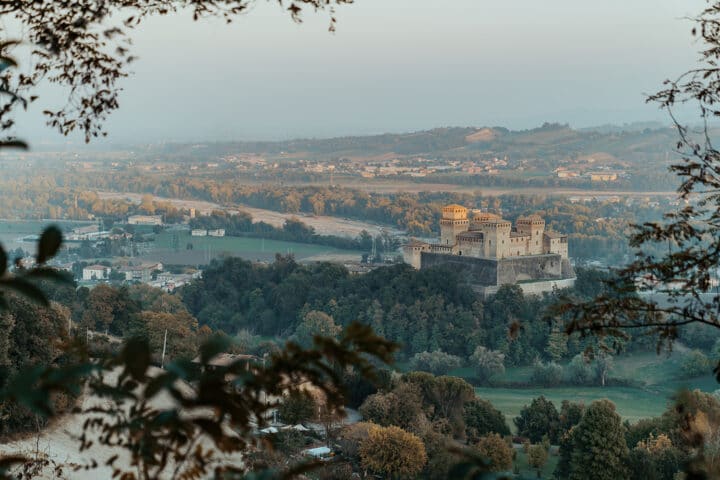 Das Castello di Torrechiara in der Emilia Romagna