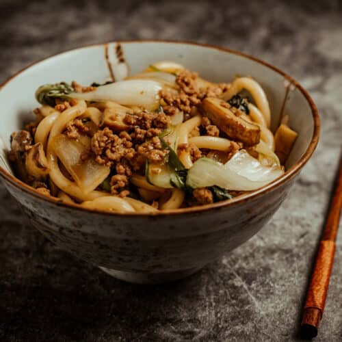 Yaki Udon - Rezept für gebratene Udon Nudeln aus Japan