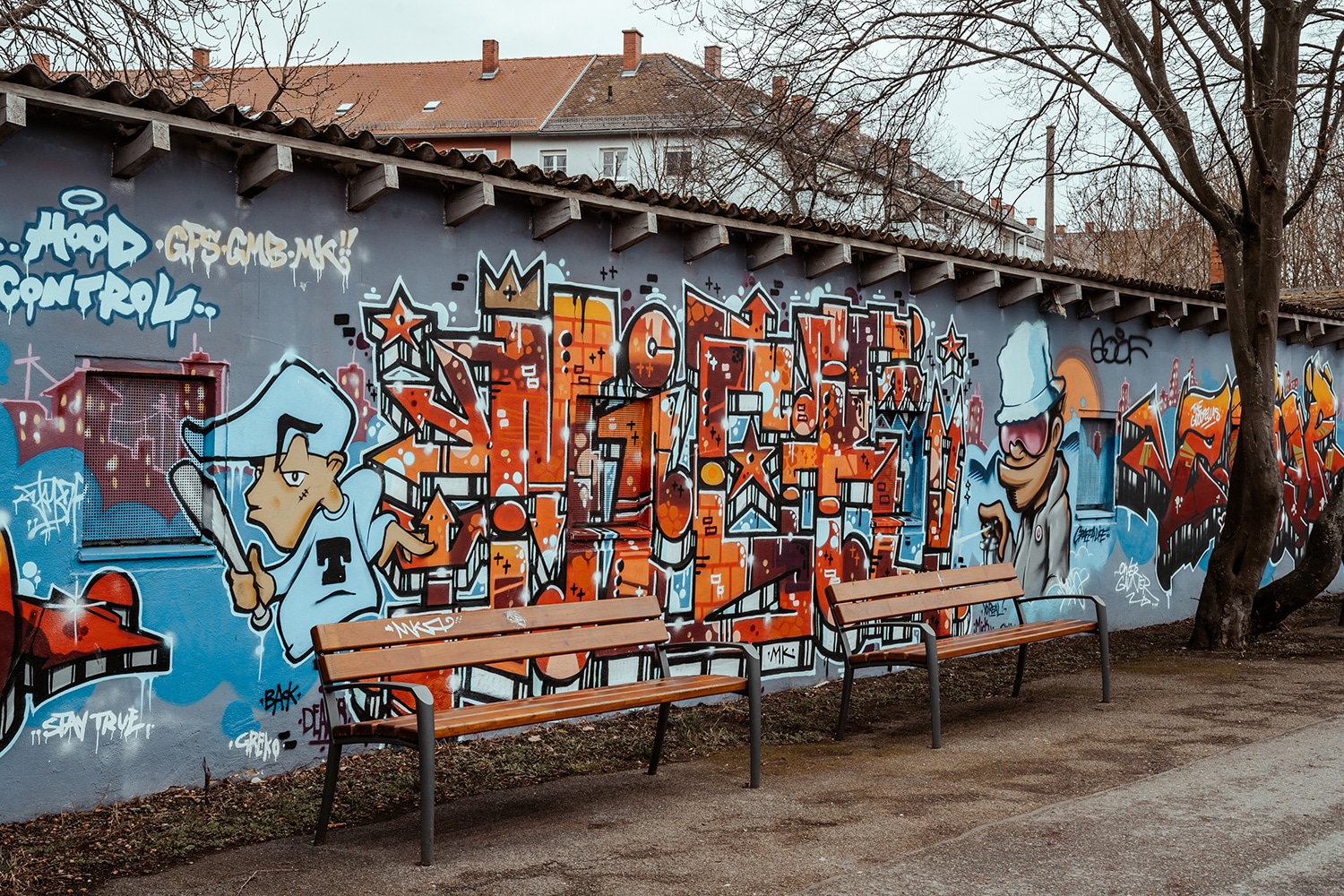 Street Art an der Theodor-Heuss-Brücke Nürnberg