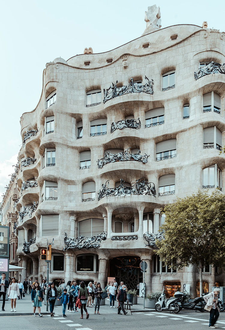 Die Casa Milà in Barcelona