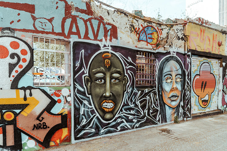 Street Art in Barcelonas Hipster Viertel Poblenou