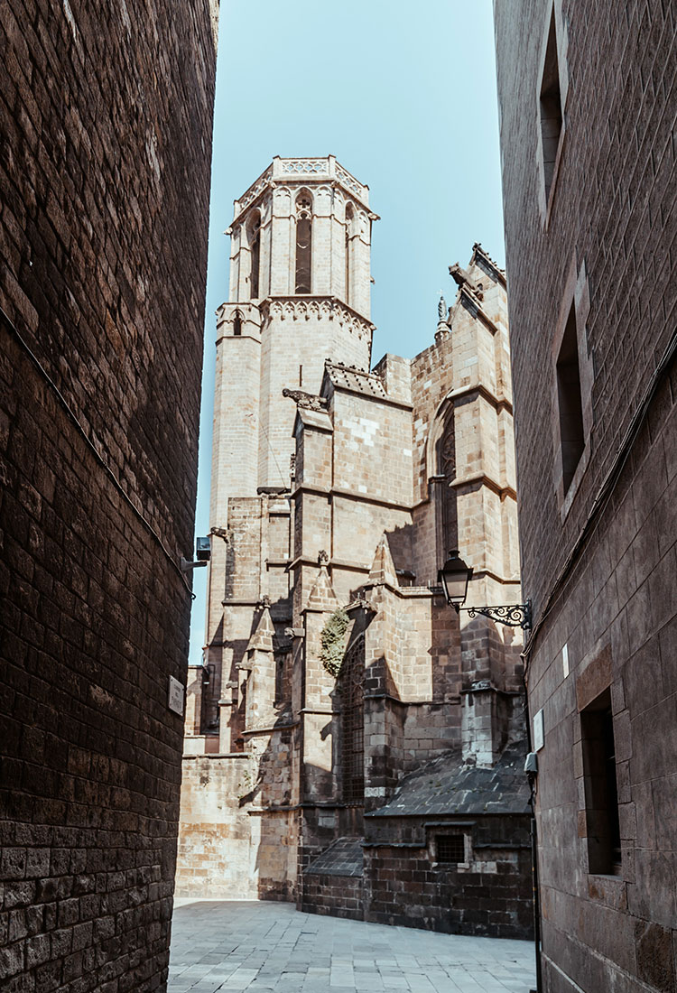 Die Kathedrale La Seu in Barcelona