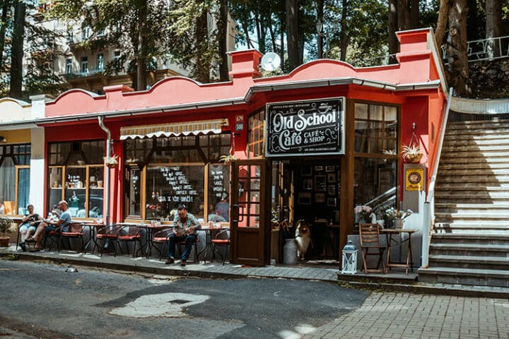 Old School Café in Mariánské Lázně