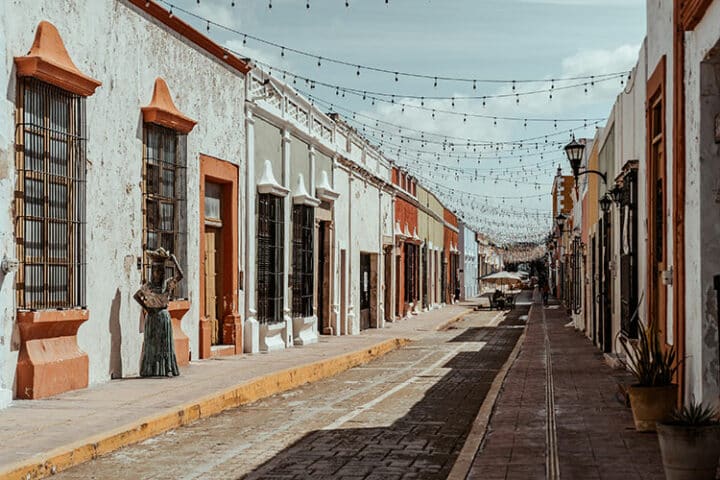 Calle 59, Campeche, Yucatan-Halbinsel, Mexiko