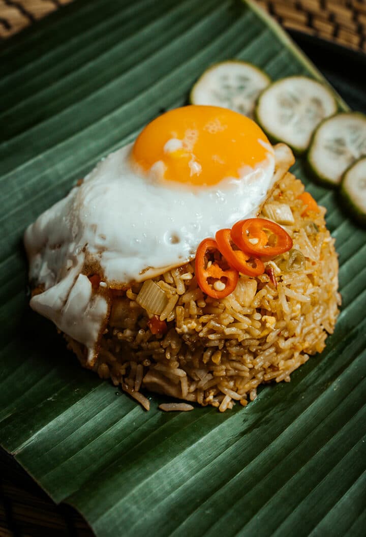 Nasi Goreng mit Spiegelei - Indonesisches Original Rezept