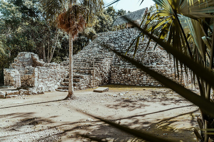 Die Mayaruinen von Coba, Yucatan, Mexiko