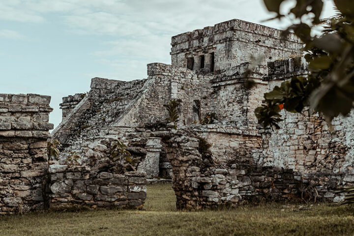 Die Mayaruinen von Tulum, Yucatan-Halbinsel, Mexiko