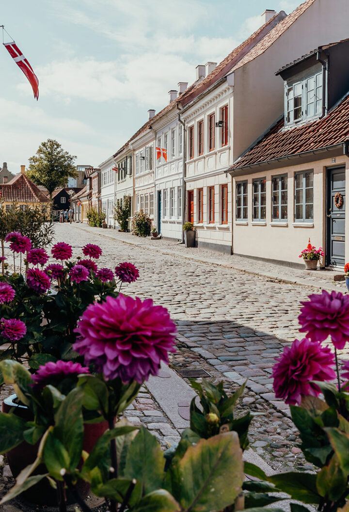 Die Gassen in der Altstadt von Odense - Dänemark