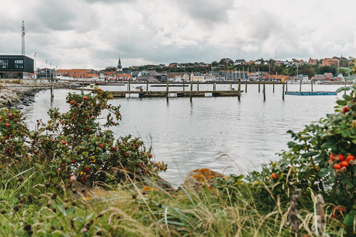 Der Hafen des charmanten Fischerortes Lemvig an der dänischen Nordseeküste