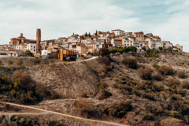 Das Dorf Gratallops im Priorat, Katalonien