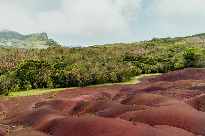 Seven Coloured Earth Geopark, Siebenfarbige Erde, Chamarel, Mauritius