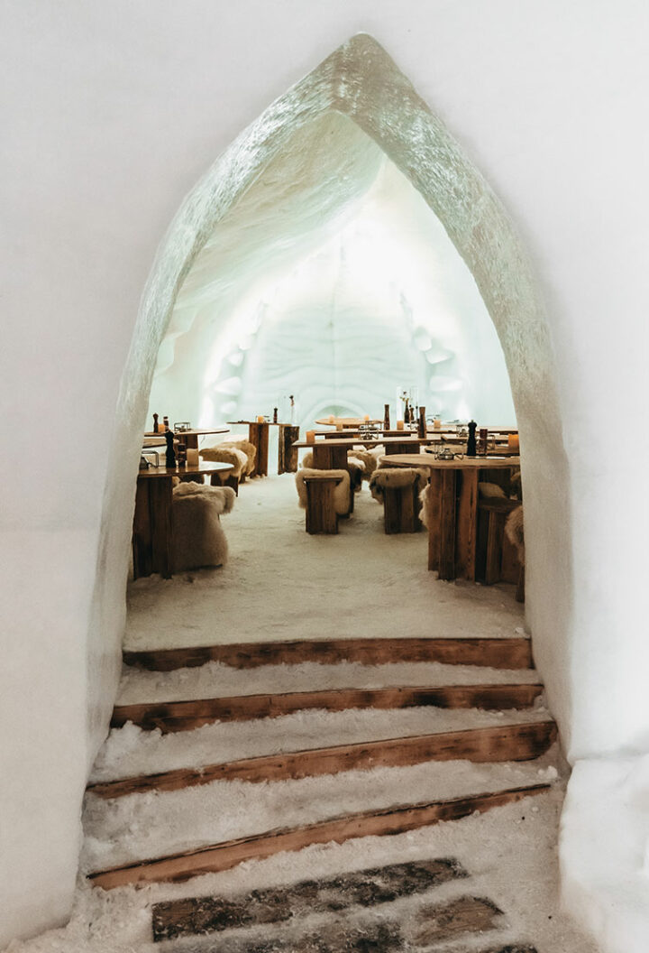 Das Iglu-Dorf Kühtai, Region Innsbruck, Tirol, Österreich