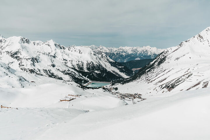 Das Skigebiet Kühtai, Region Innsbruck, Tirol