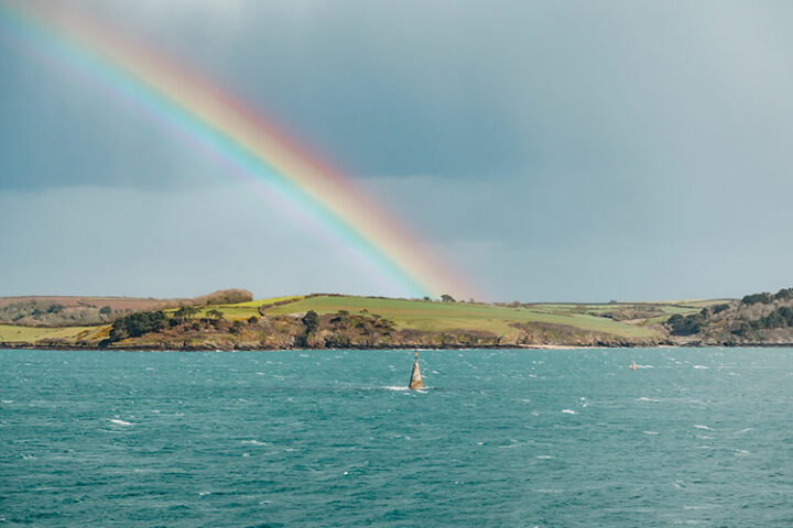 Regenbogen Pendennis Head, Cornwall, England