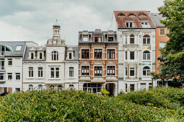 Historische Häuser in Flensburg