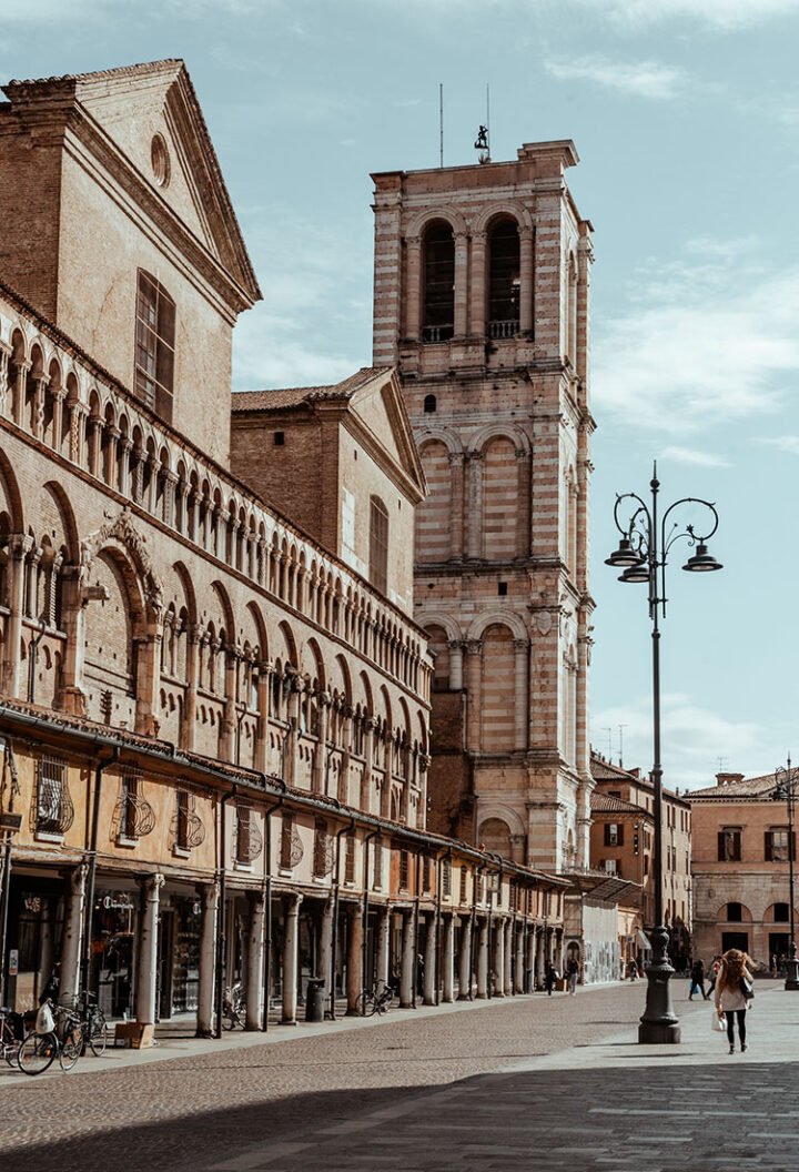 Die Kathedrale von Ferrara, Emilia-Romagna, Italien