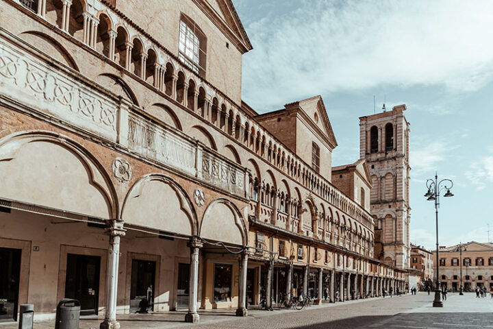 Die Kathedrale von Ferrara, Emilia-Romagna, Italien