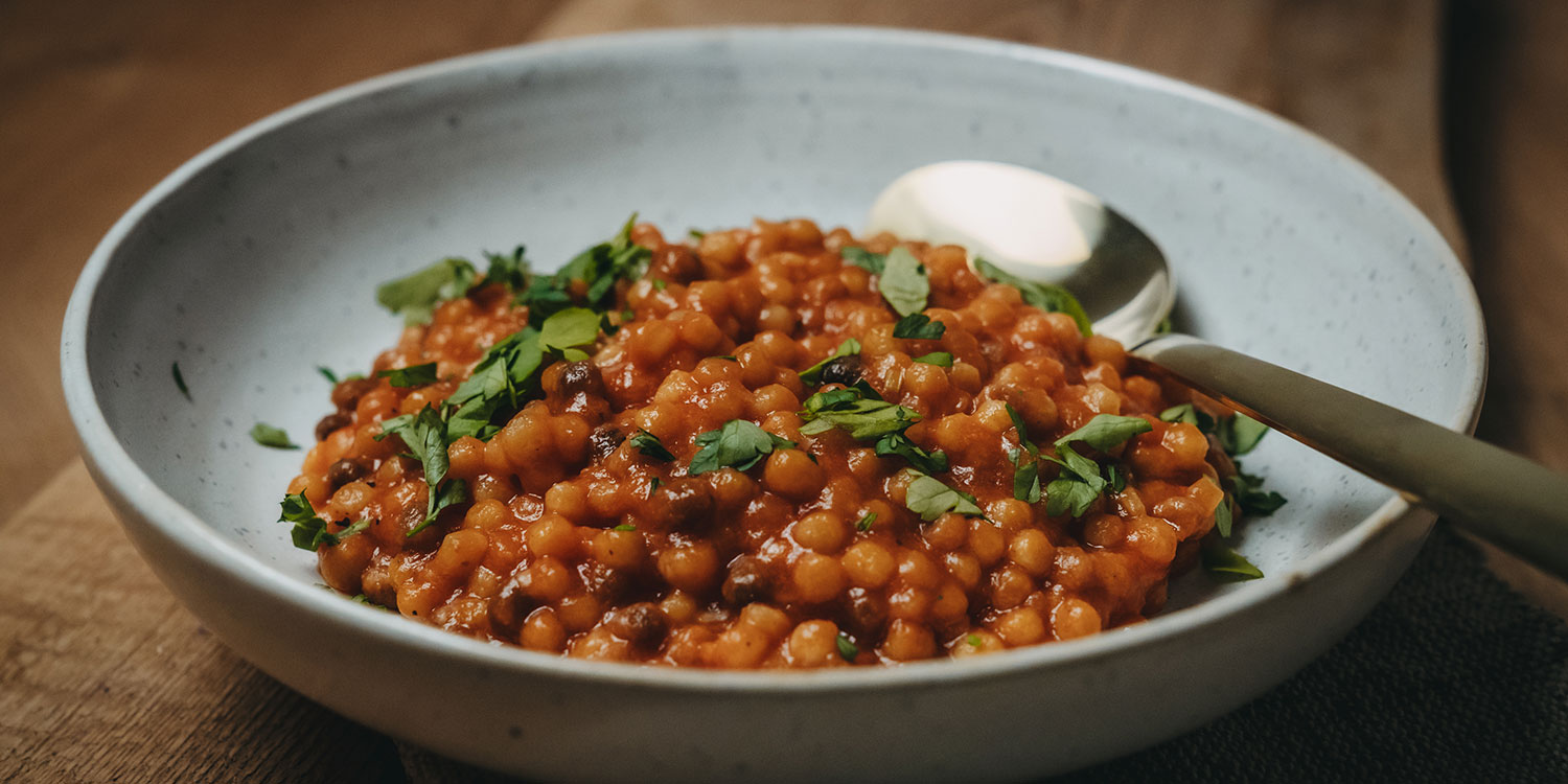 Fregola sarda al pomodoro – Rezept aus Sardinien