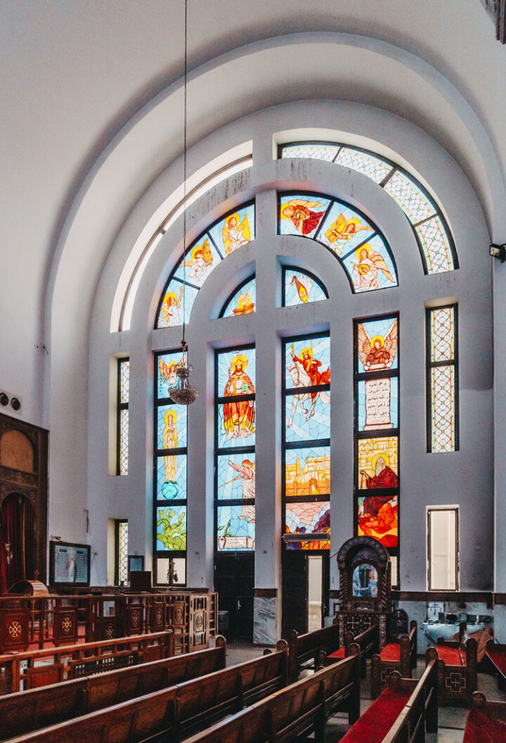 Die koptische St.-Schinuda-Vater-der-Eremiten-Kirche, Hurghada, Ägypten