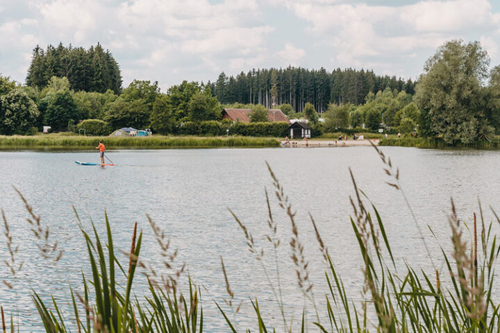 Dennenloher See, Fränkisches Seenland, Bayern