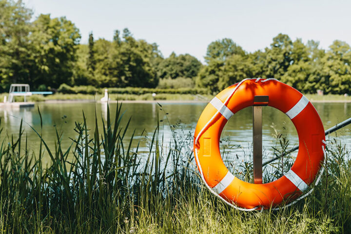 Naturfreibad an der Weißbachmühle, Merkendorf, Bayern