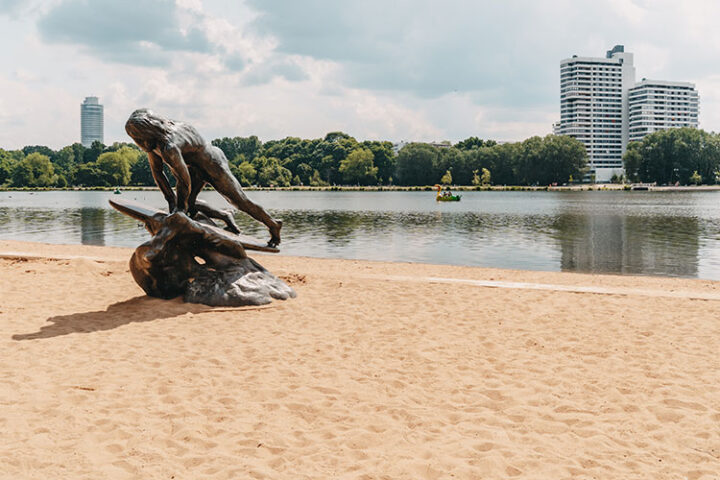 Wöhrder See im Herzen von Nürnberg