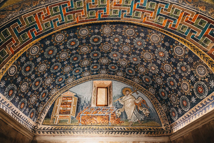 Mausoleum der Kaiserin Galla Placidia, Ravenna, Italien
