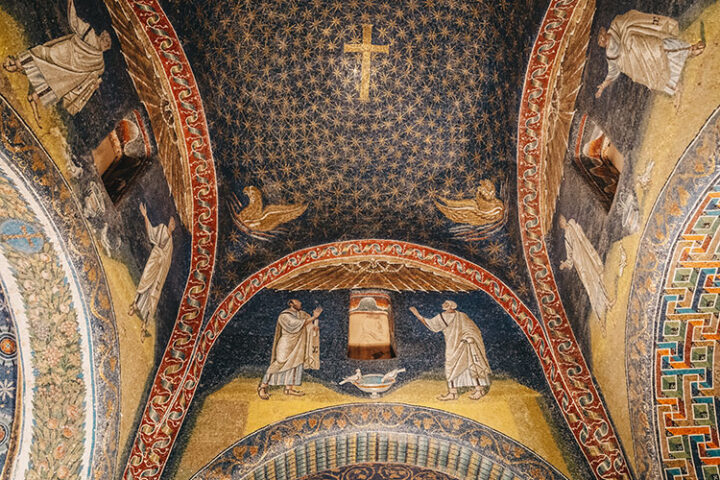 Mausoleum der Kaiserin Galla Placidia, Ravenna, Italien