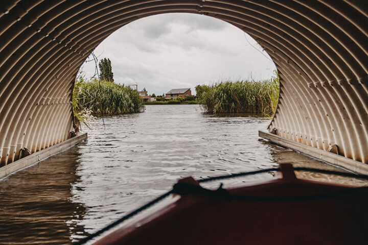 Bootstour Oldambtmeer, Südost-Groningen, Niederlande