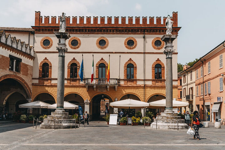 Piazza del Popolo, Ravenna, Italien