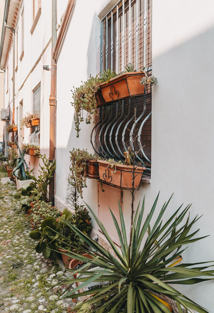 Altstadt Comacchio, Emilia-Romagna, Italien