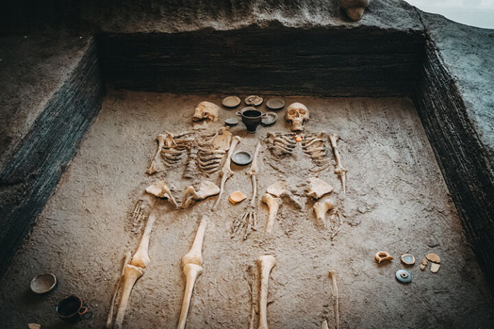 Das Museo Delta Antico, Comacchio, Italien