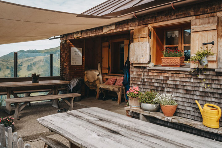 Alpkäsewanderung zur Alpe Elsa, Bregenzerwald, Österreich