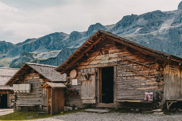 Oberen Spora Alpe, Golm, Montafon, Österreich