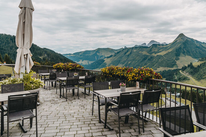 Alpenstern Panoramarestaurant Genusshalde in Damüls