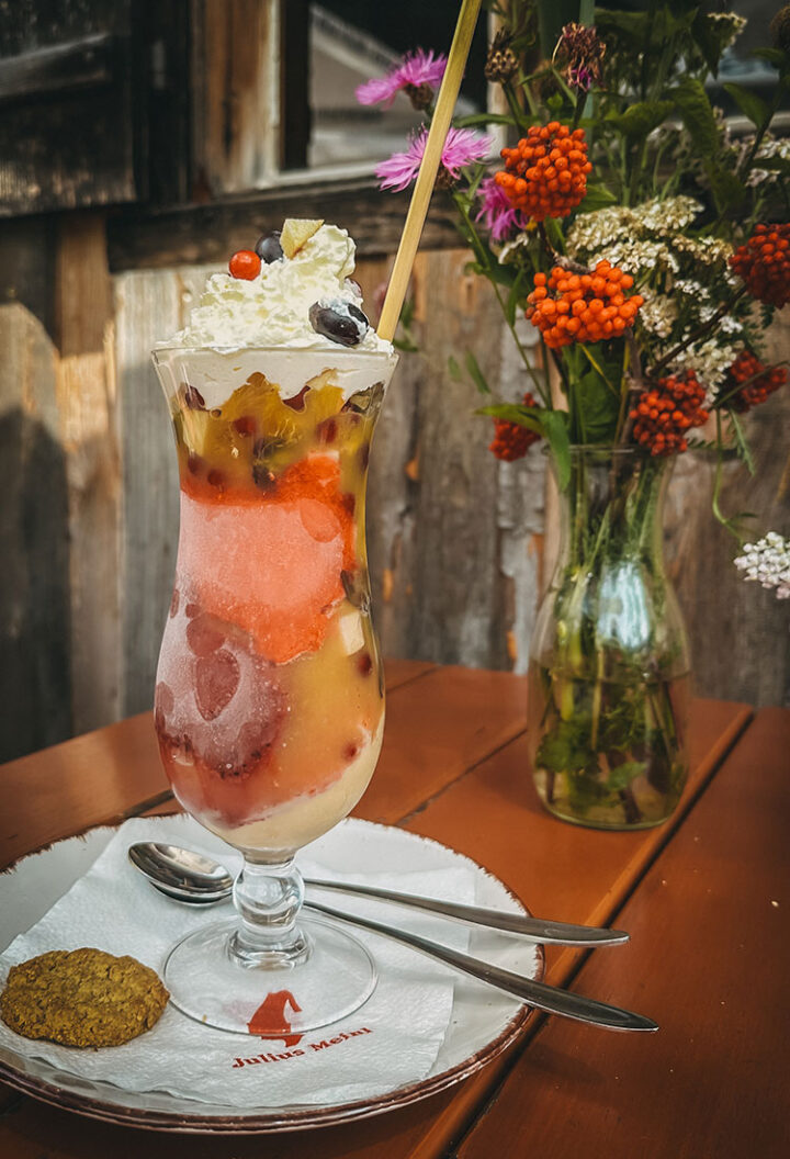 Eis im Gauertalhaus by Kristahof, Golm, Montafon