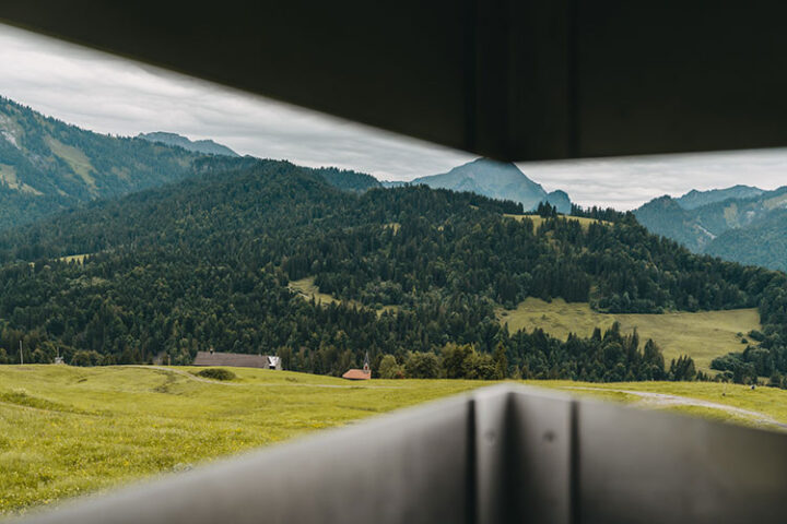 Georunde Rindberg in Sibratsgfäll, Bregenzerwald, Vorarlberg