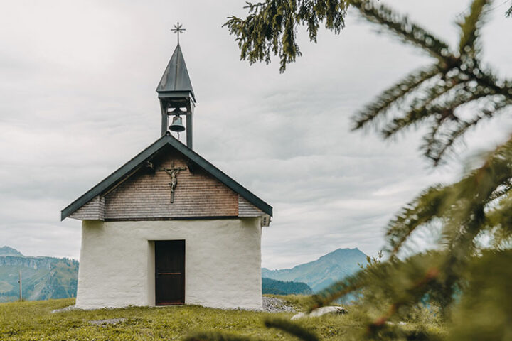 Georunde Rindberg in Sibratsgfäll, Bregenzerwald, Vorarlberg