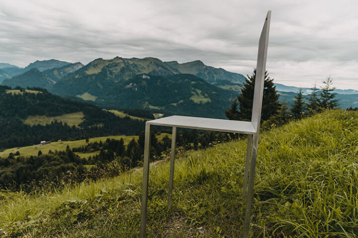 Georunde Rindberg in Sibratsgfäll, Bregenzerwald, Vorarlberg
