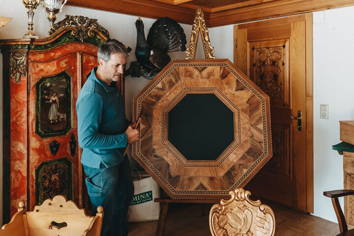 Montafonertisch, Kunsttischler Markus Juen, Montafon, Vorarlberg