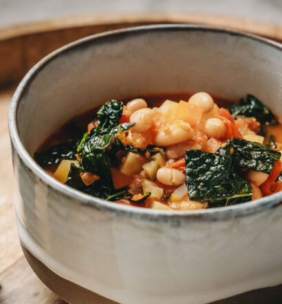 Ribollita - Toskanische Gemüsesuppe mit Schwarzkohl