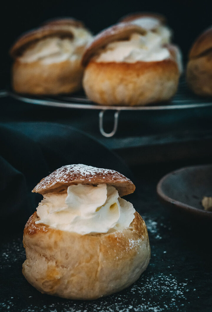 Rezept für traditionelle schwedische Semlor