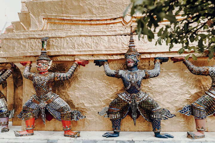 Wat Phra Kaeo, Tempel in Bangkok, Thailand