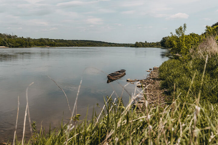 Flößersiedlung Mancimirz, Region Lublin, Polen