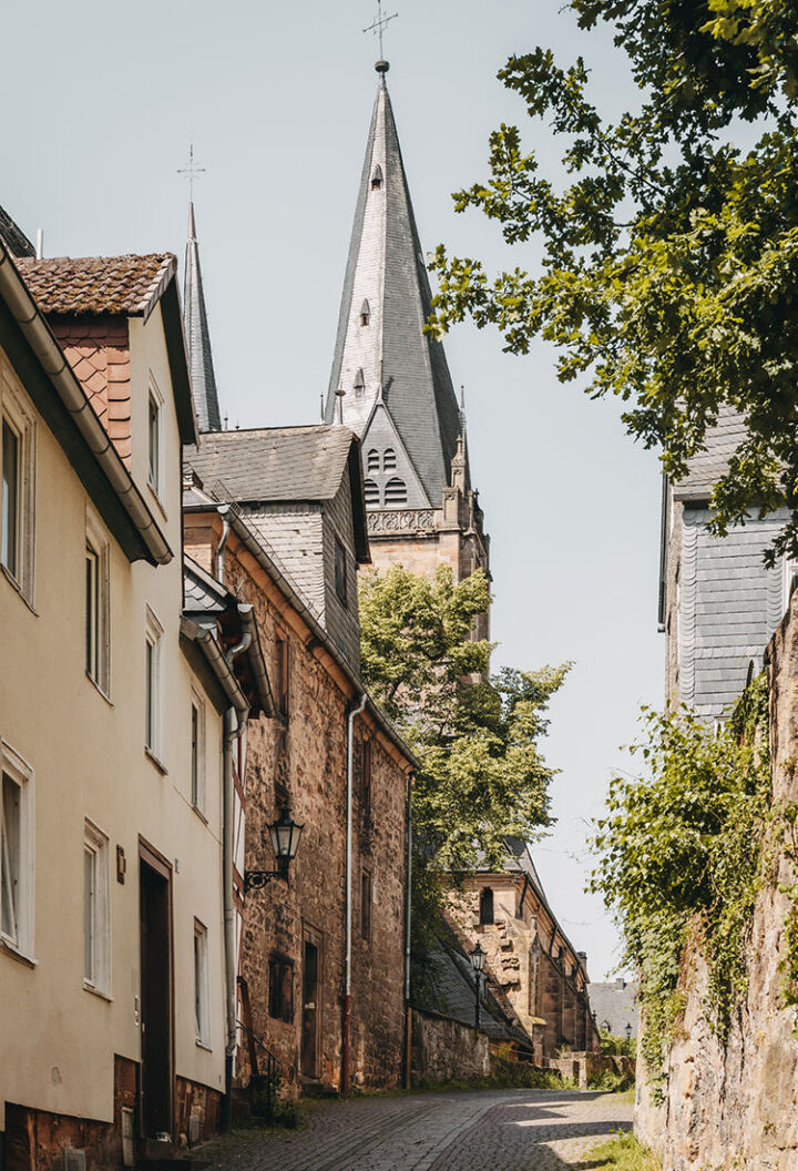 Altstadt, Oberstadt Marburg, Hessen, Deutschland