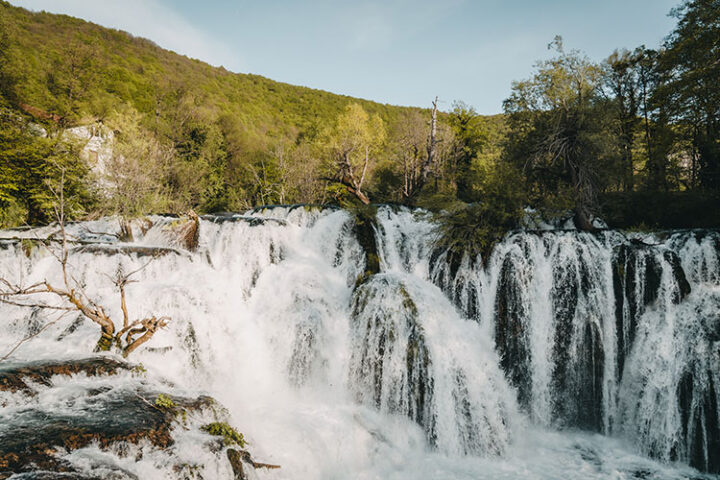 Wasserfall Milancev Buk, Martin Brod, Una Nationalpark, Bosnien und Herzegowina