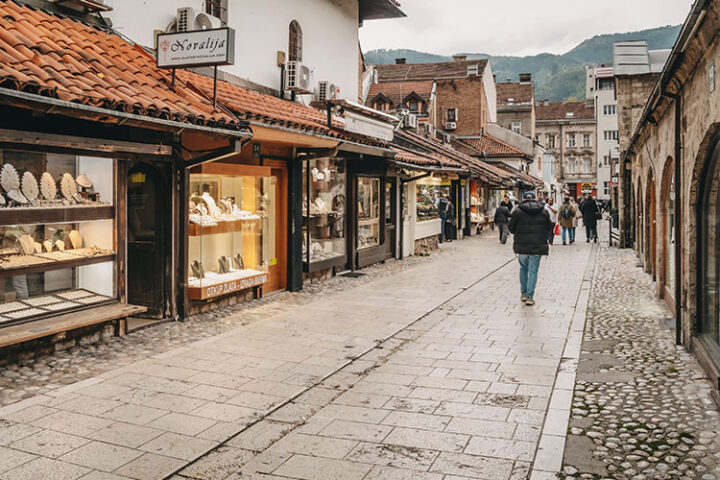 Altstadt von Sarajevo, Bosnien und Herzegowina