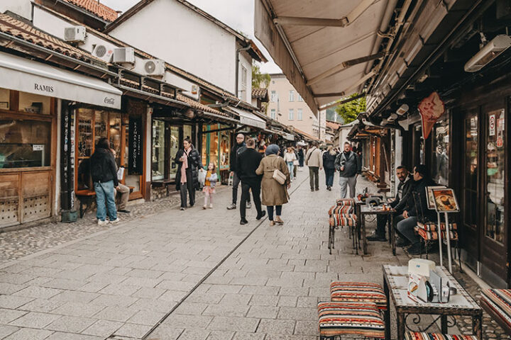 Altstadt von Sarajevo, Bosnien und Herzegowina
