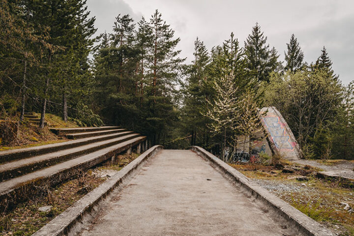 Hausberg Trebevic, Bobbahn, Lost Place, Sarajevo, Bosnien und Herzegowina